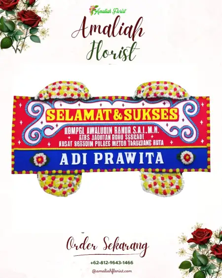Papan Bunga Ucapan Selamat Lingkar Timur